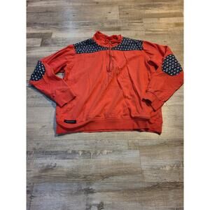 Simply southern collection xl women's 1/4 zip up pullover with elbow patches
